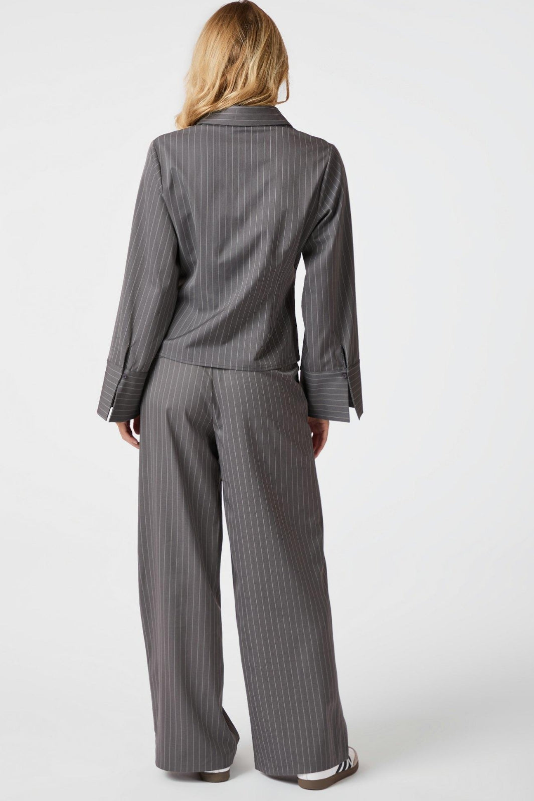 Neo Noir - Wiwi Pinstripe Pants 164149 - 130 - Grey