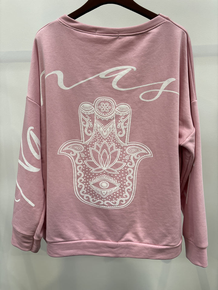 Forudbestilling - Marta Du Chateau - Mdcnathalie Sweatshirt 69371 - Rosa Baby