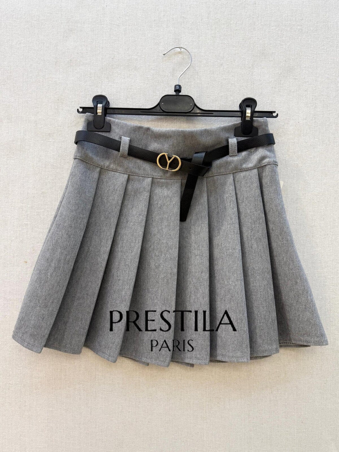 A-bee - Pleated Skirt  CAMILLE - Grey