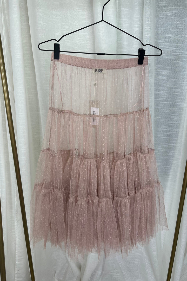 A-bee - Tulle Skirt 29693 - Pink Nederdele 