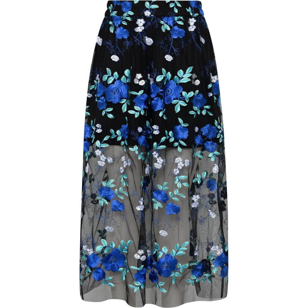 A-View - Fuschia Skirt AV4785 - 181 Black/Blue Nederdele 