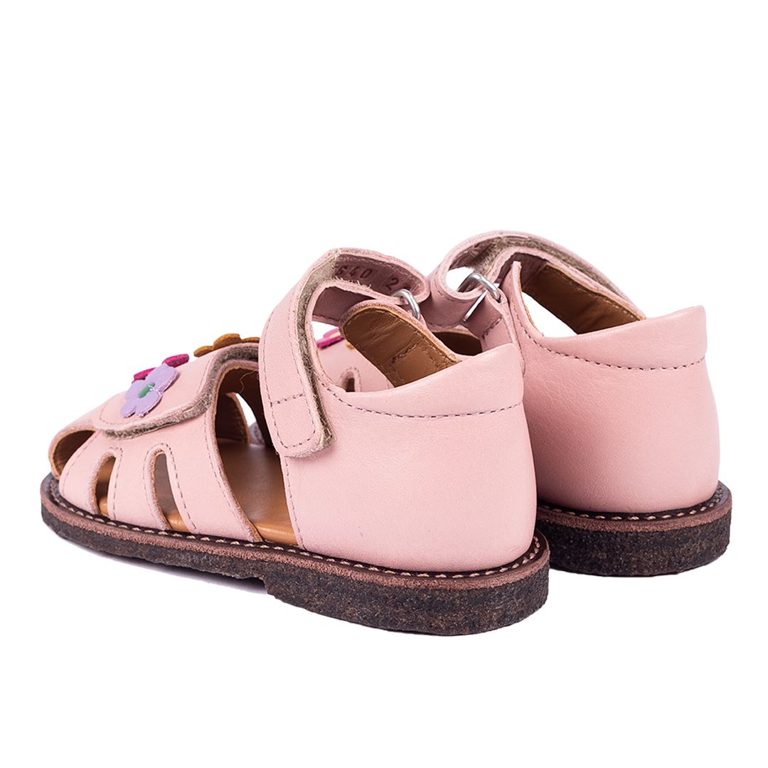 Angulus - Begynder sandal med blomsterapplikationer - 1730 Rose Sandaler 