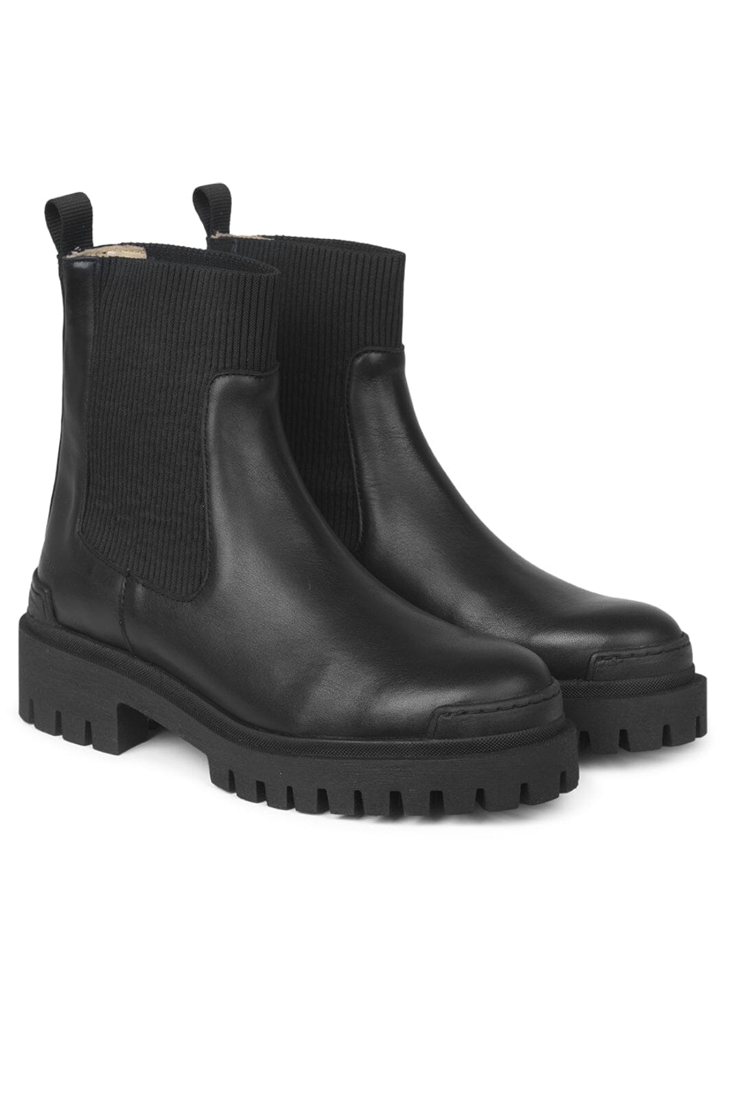 Angulus - Boot with elastic - 1604/019 Black/Black Støvler 