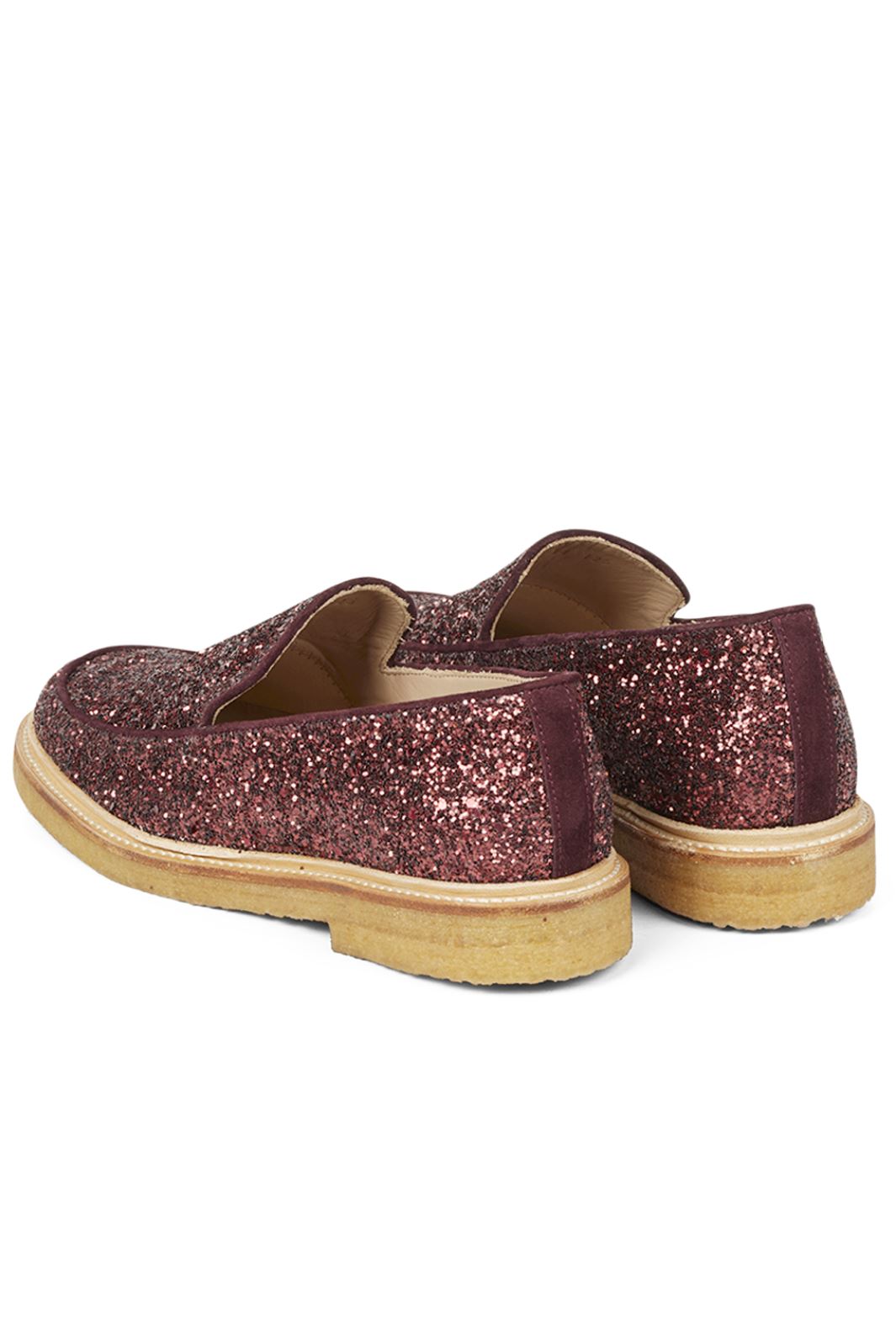 Angulus - Loafer-flat - 1710/2195 Bordeaux Glitter Sko 