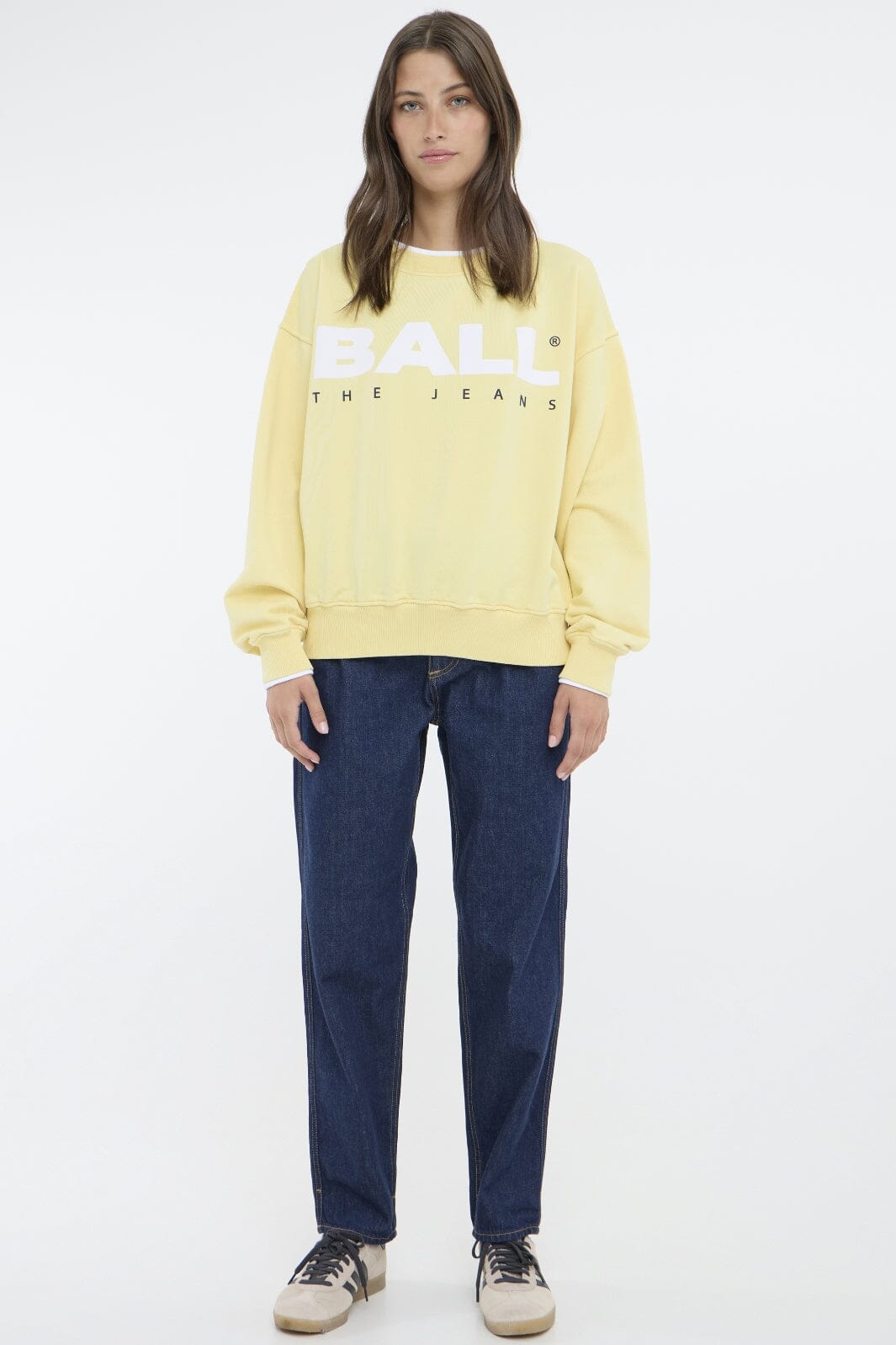 Ball - Basimona Sweat 50405055 - 120711 Lemon Meringue Sweatshirts 