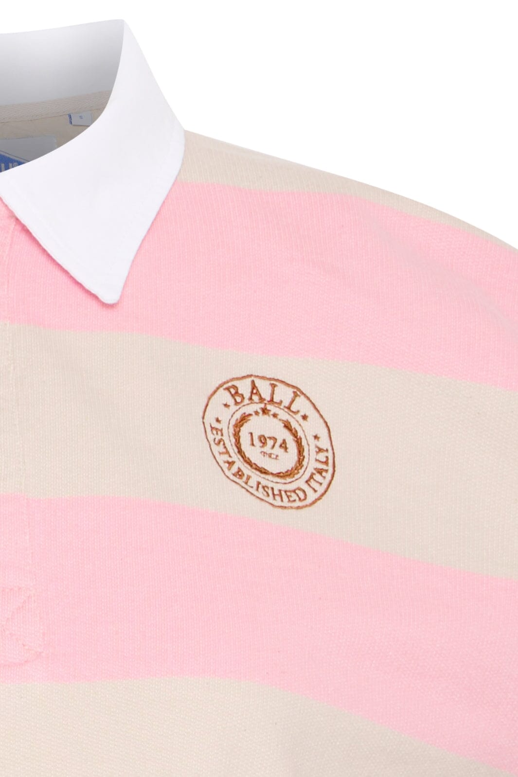 Ball - Bazambrotta Ls Polo - 141904 Pink Dolphin Skjorter 