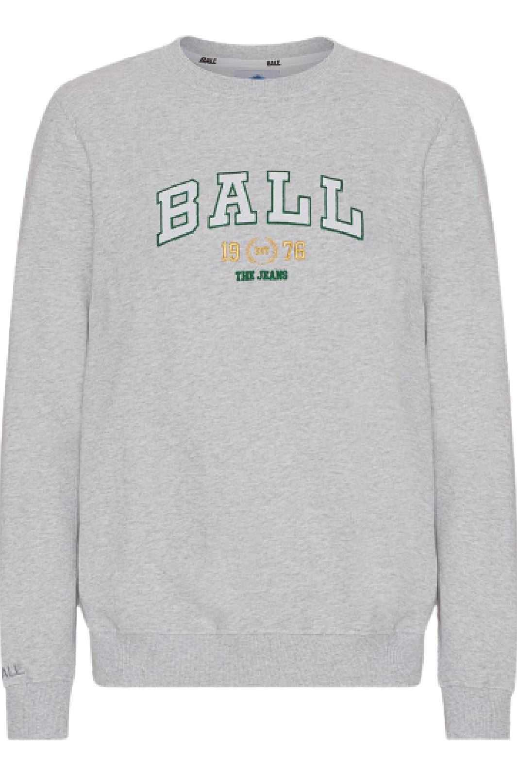 Ball - Sweatshirt L. Taylor - White Melange Sweatshirts 