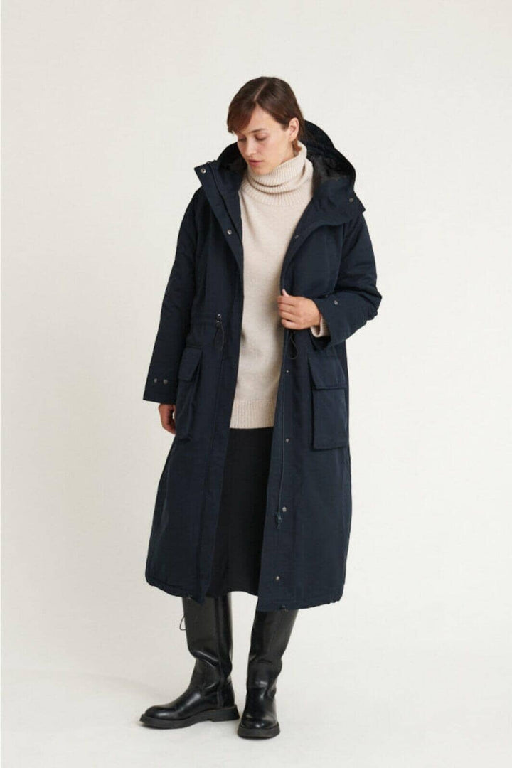 Basic Apparel - Ajlin Parka - 606 Sky Captain Jakker 