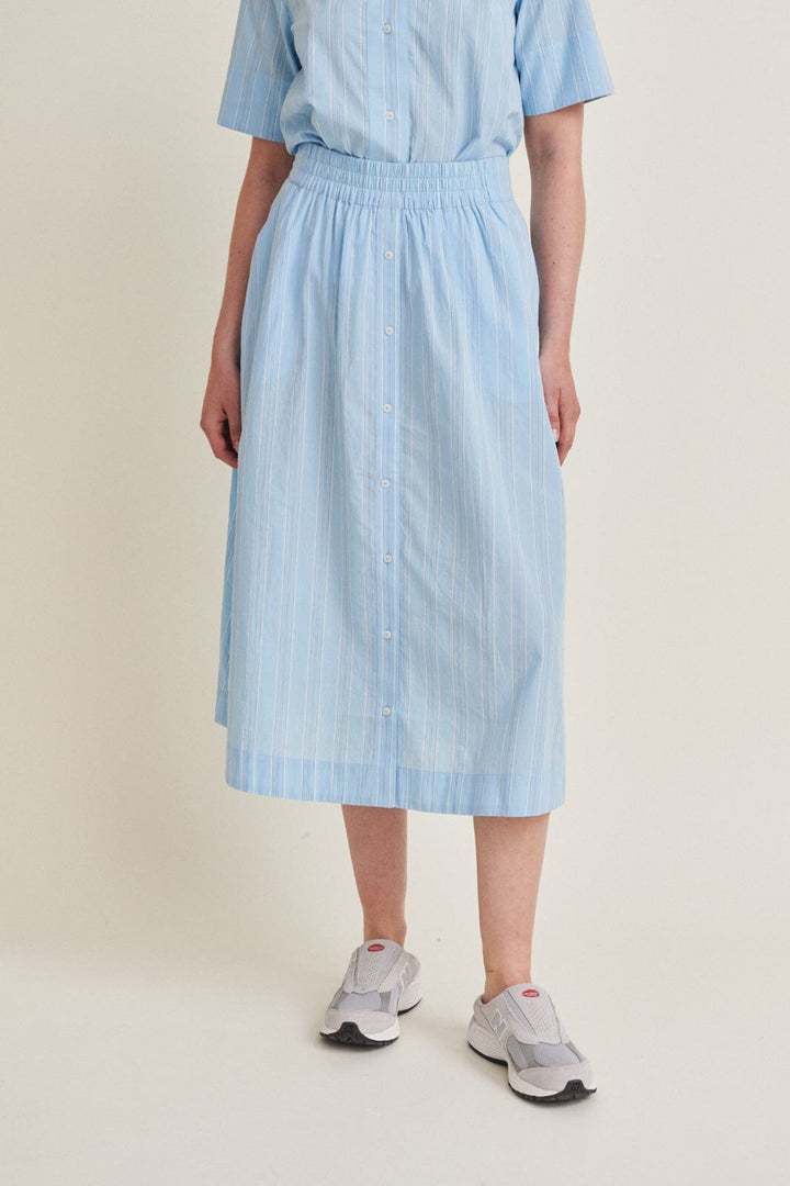 Basic Apparel - Marina Skirt - 679 Airy Blue / Lotus / Birch / Classic Blue Nederdele 