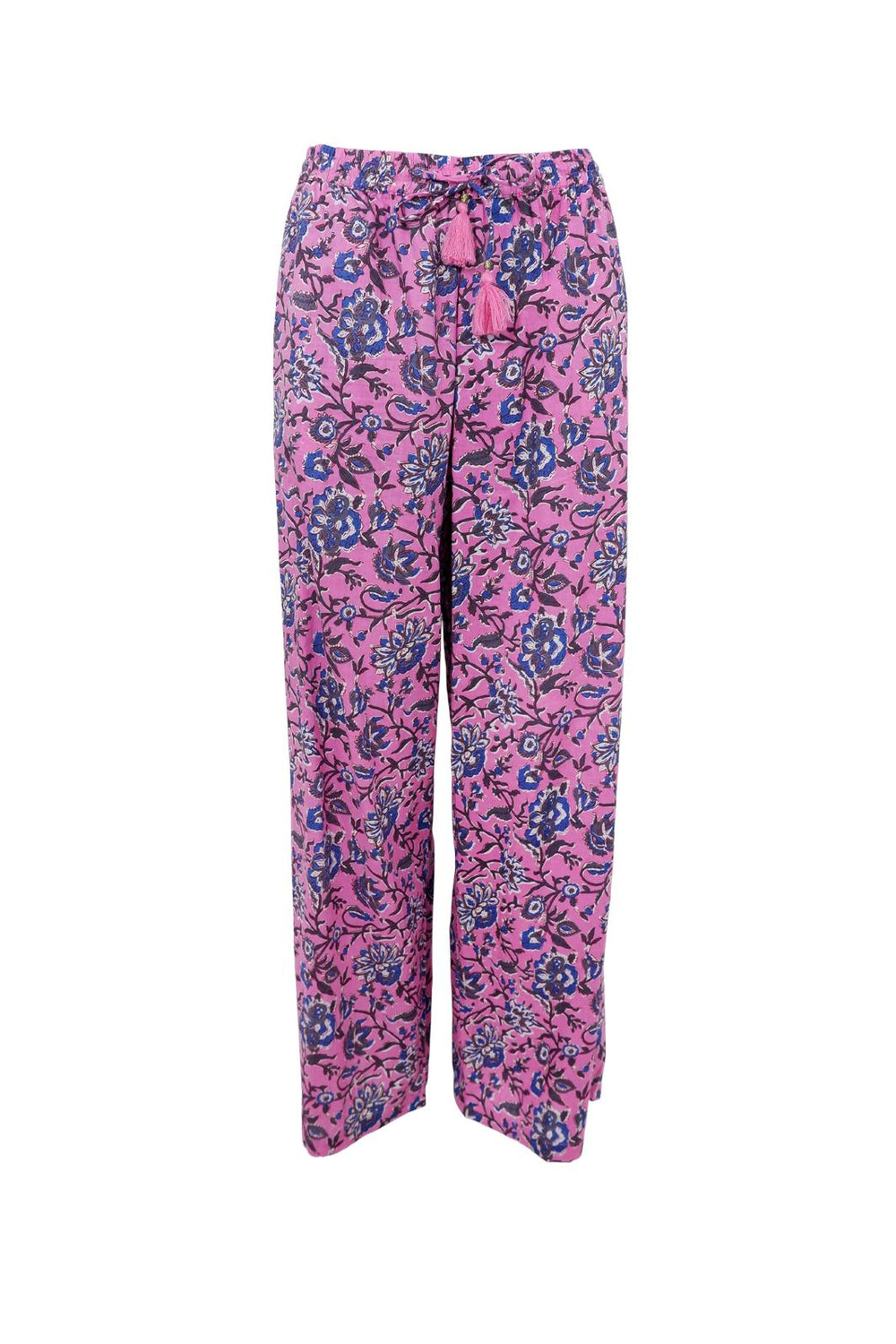 Black Colour - Bcflora Pants - Pink Paradise