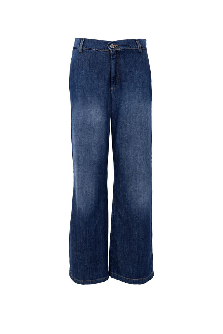 Black Colour - Bcnettie Box Jeans - Dark Blue Wash