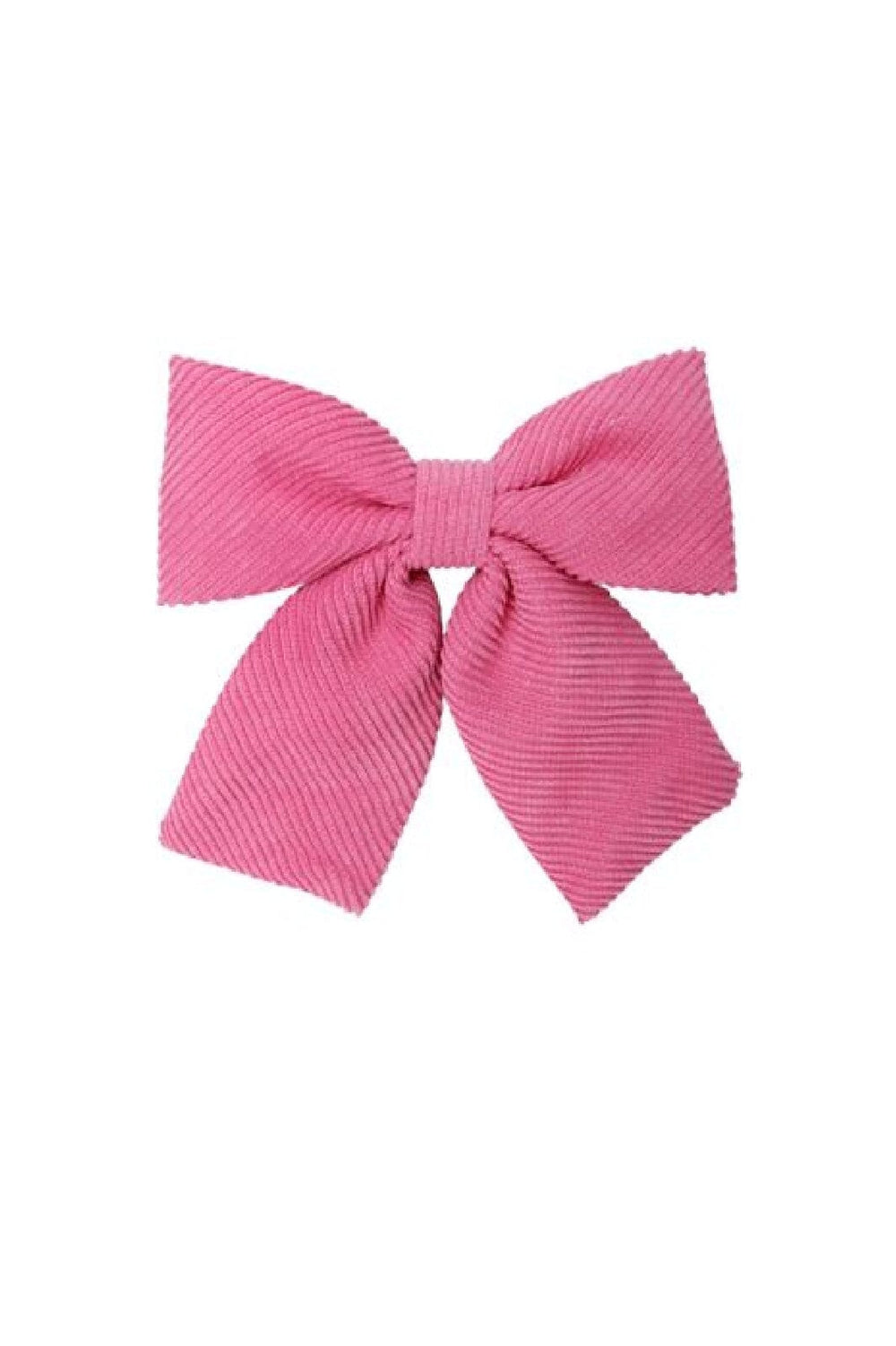 Black Colour - Bcragna Corduroy Bow Barette - Bubble Gum Accessories 