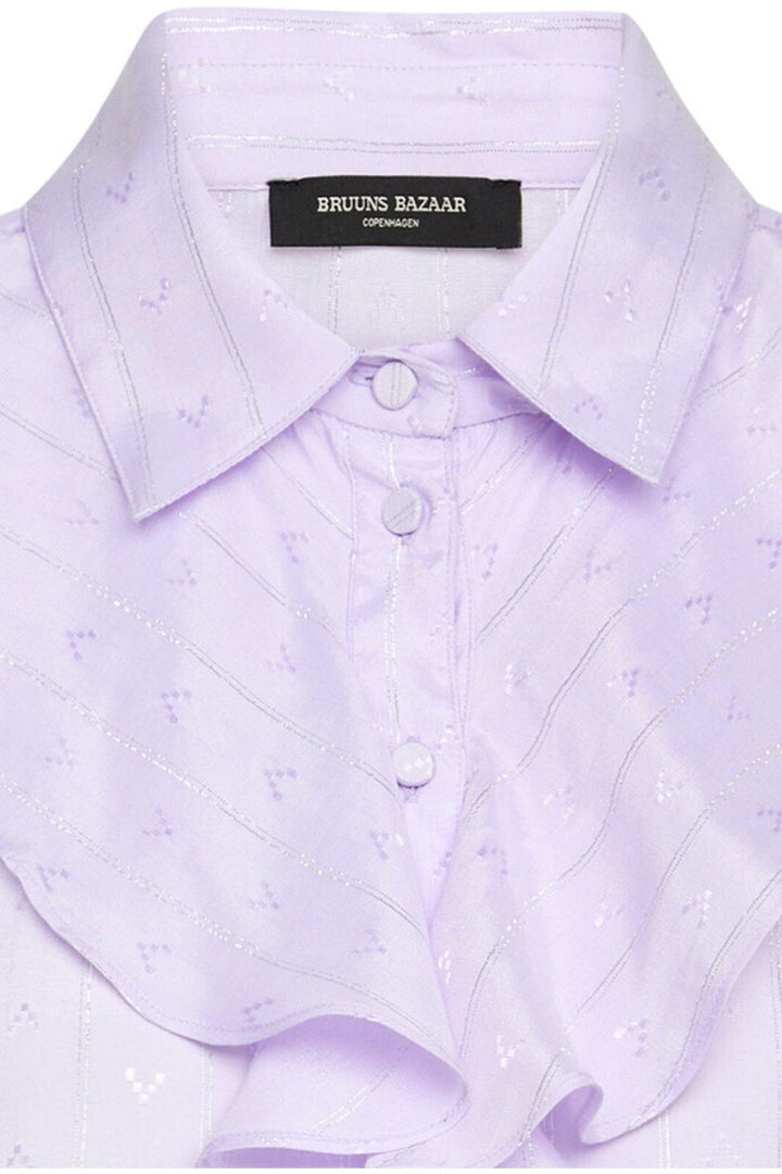 Bruuns Bazaar - Bilberry Daiva shirt - Purple Heather Skjorter 