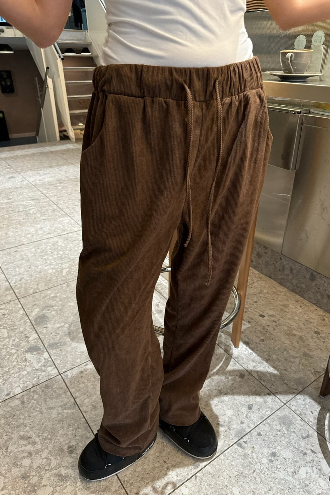 BYIC - Hannahic Pants - bc Brown Corduroy Bukser 