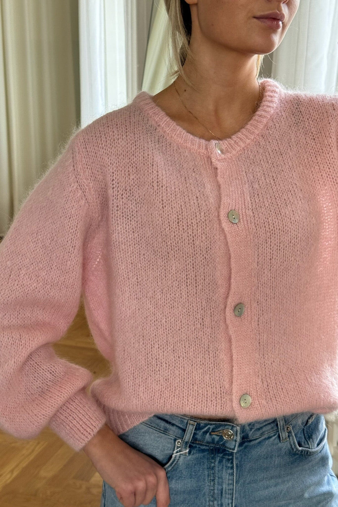 BYIC - Idaic Cardigan - lpink Light Pink Cardigans 