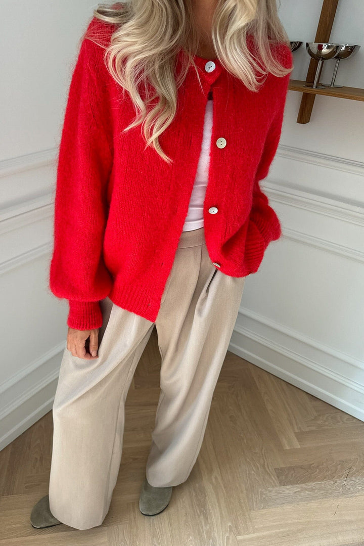 BYIC - Idaic Cardigan - red Red Cardigans 