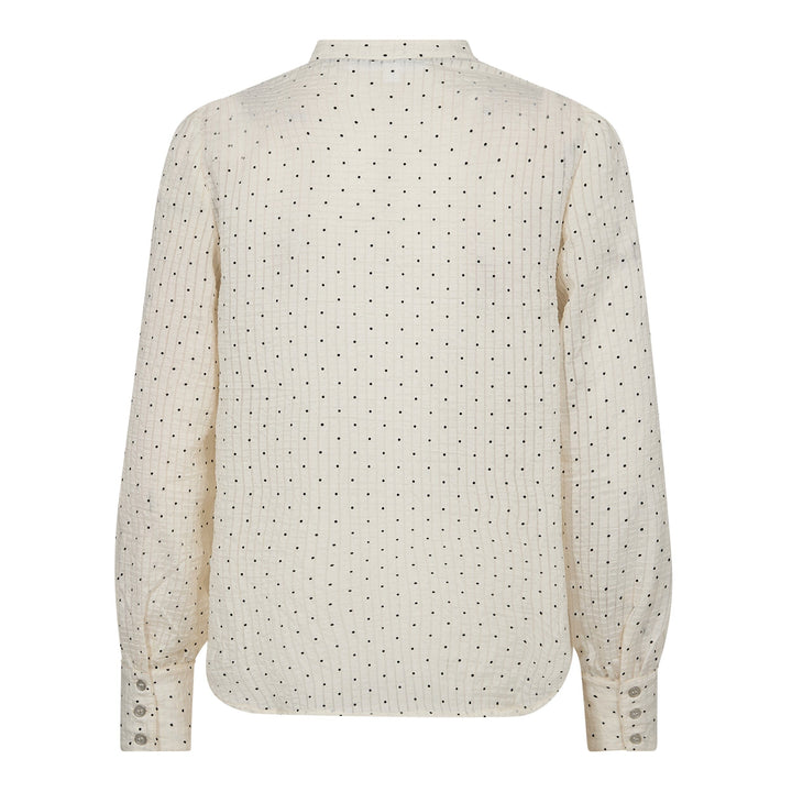 Forudbestilling - Co´couture - Franciscacc Dot Lace Shirt 35728 - 11 Off White Skjorter 