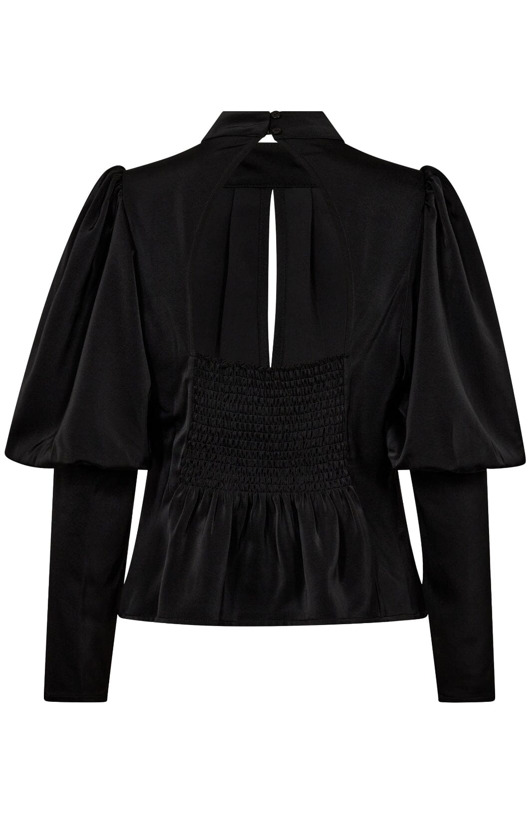 Co´couture - Adnacc Open Back Blouse 35680 - 96 Black Bluser 