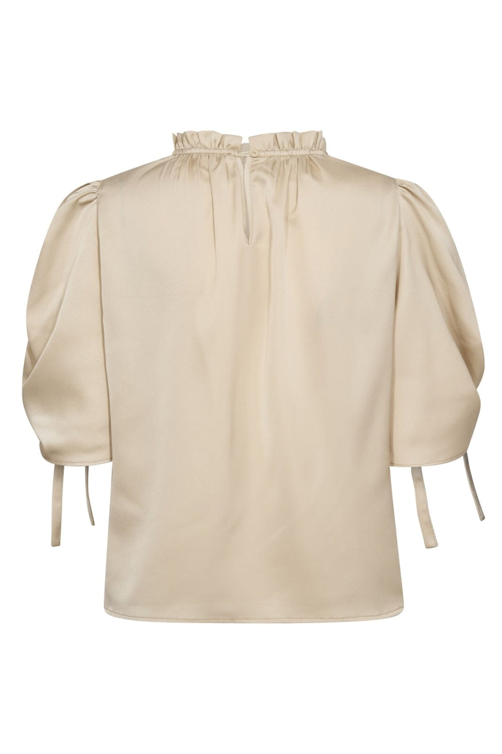 Co´couture - Adnacc Puff Ss Blouse 35690 - 199 Bone Bluser 