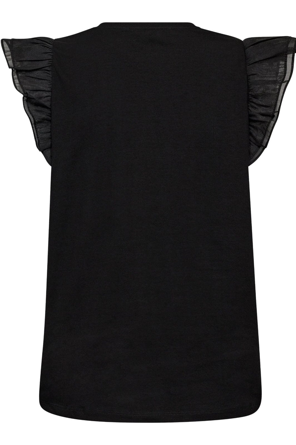 Co´couture - Champagnecc Stone Mix Top 33116 - 96 Black T-shirts 