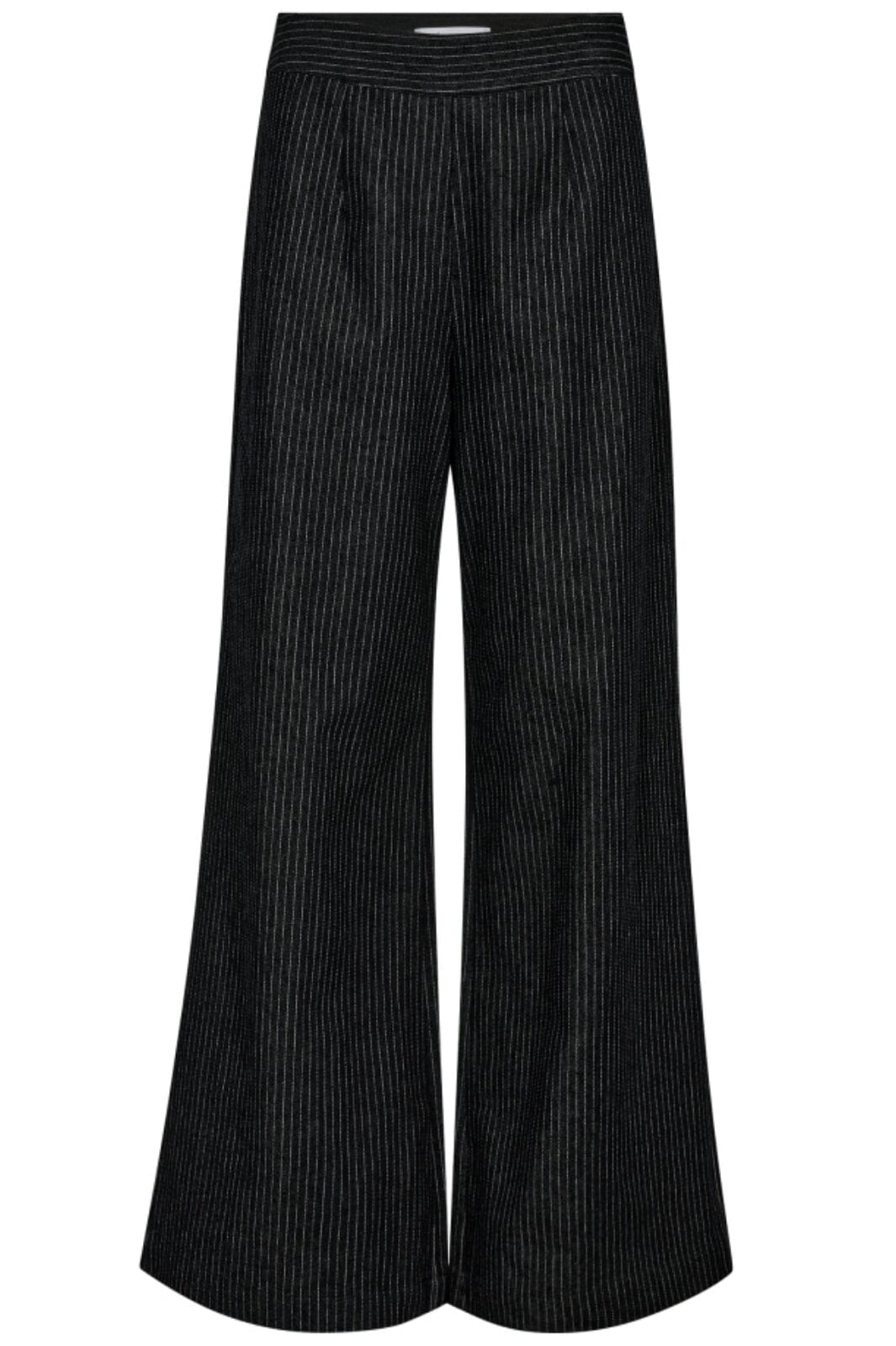 Co´couture - Enidcc Denim Pin Wide Pant 31300 - 96 Black Bukser 