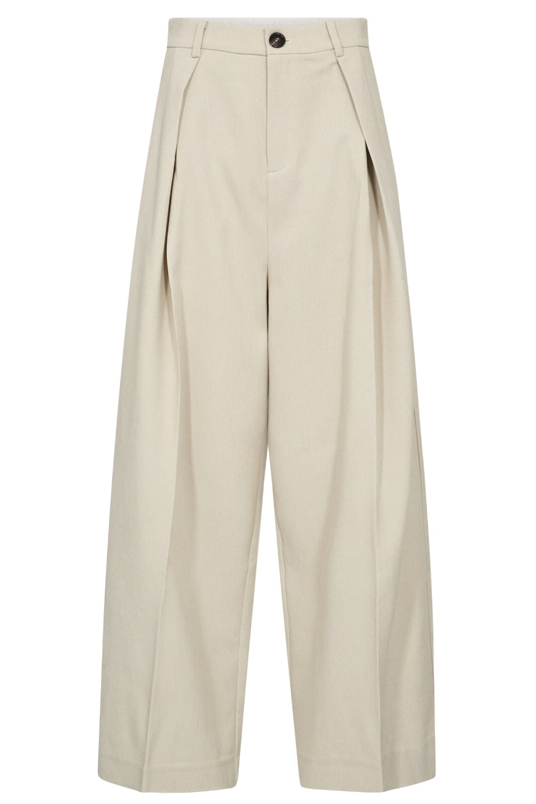 Co´Couture - Nanacc Pleat Pant 31478 - 199 - Bone