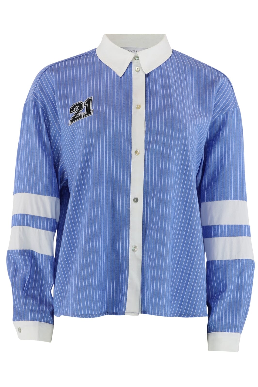 Continue - Ally 21 Shirt 14720 - Blue Stripe