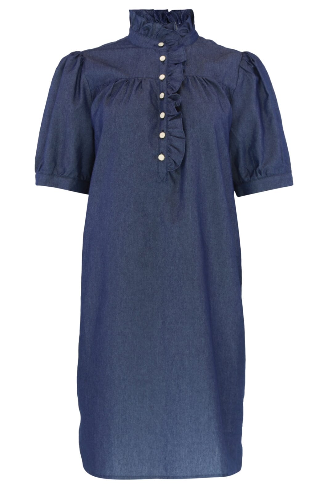 Continue - Arianna Ss Dress - Dark Blue Chambre Kjoler 