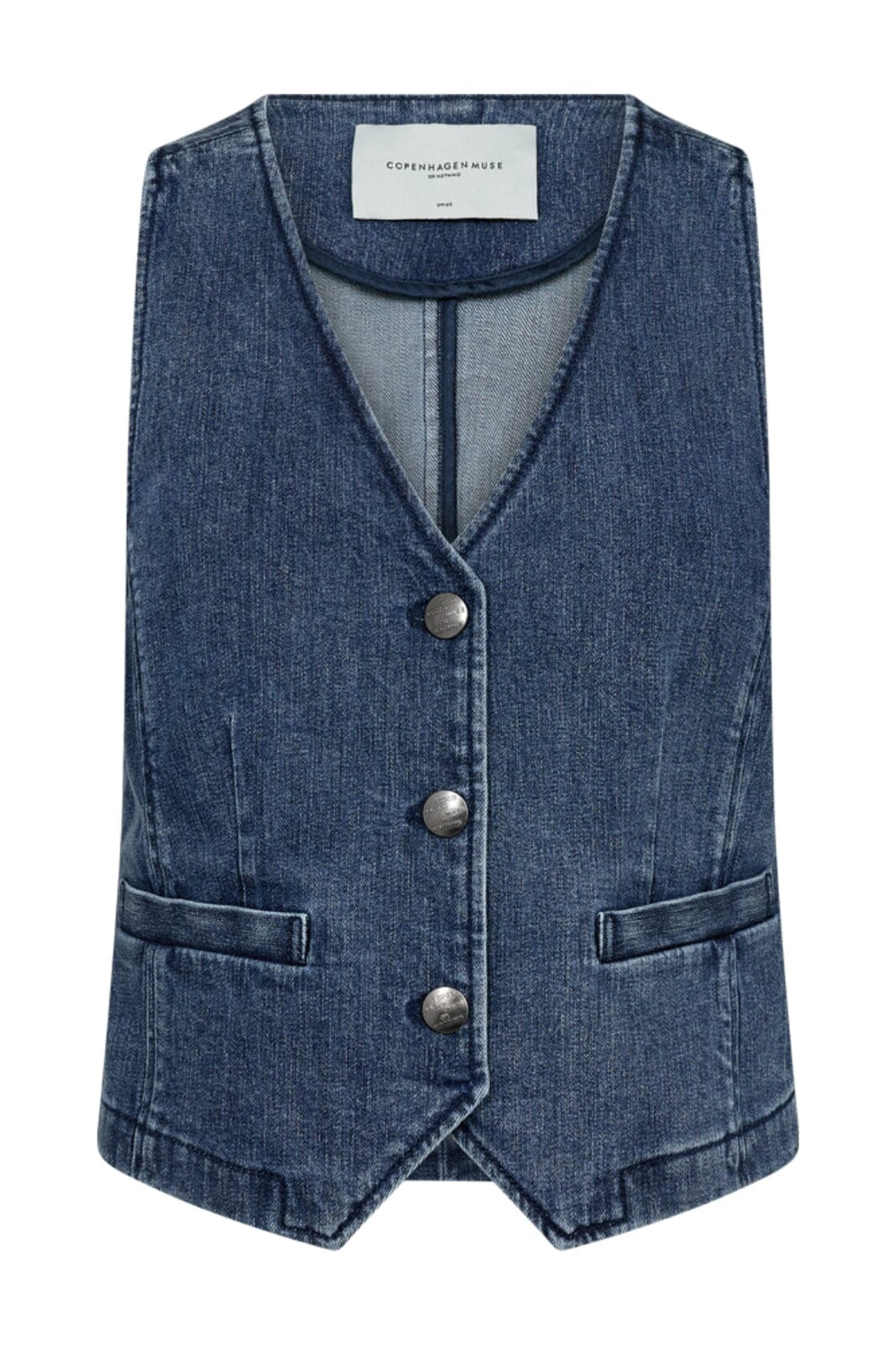 Copenhagen Muse - Cmjean-Waistcoat 204975 - Denim blue Veste 