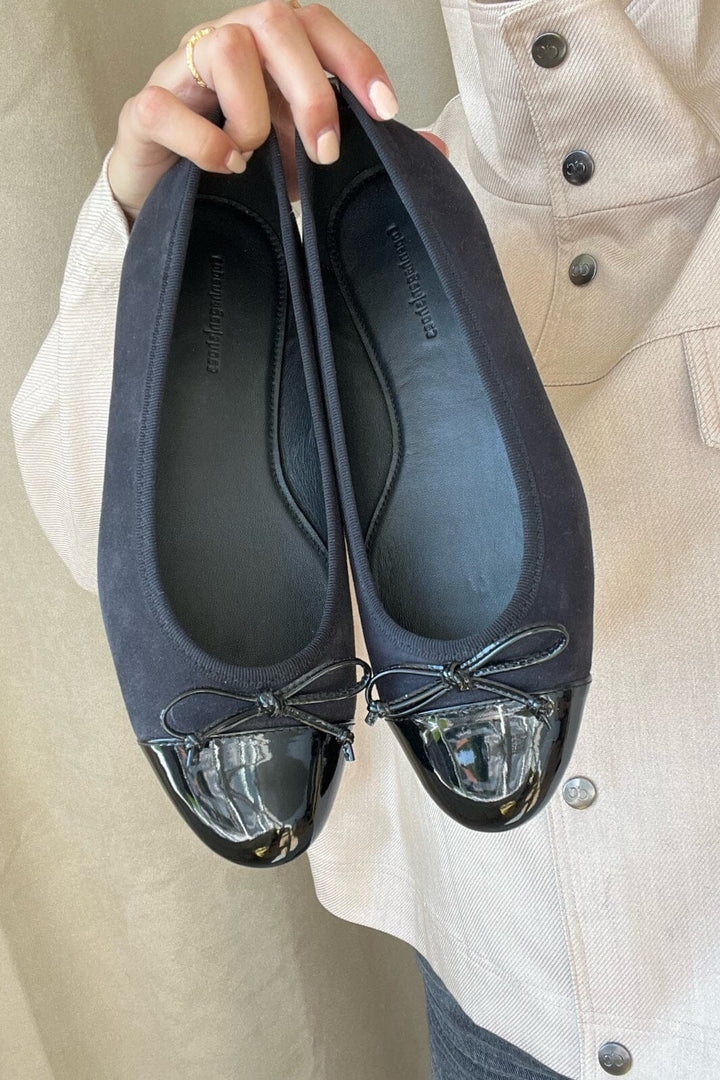 Copenhagen Shoes - My Own Ballerinas - 0041 Navy/Black Patent Ballerinaer 