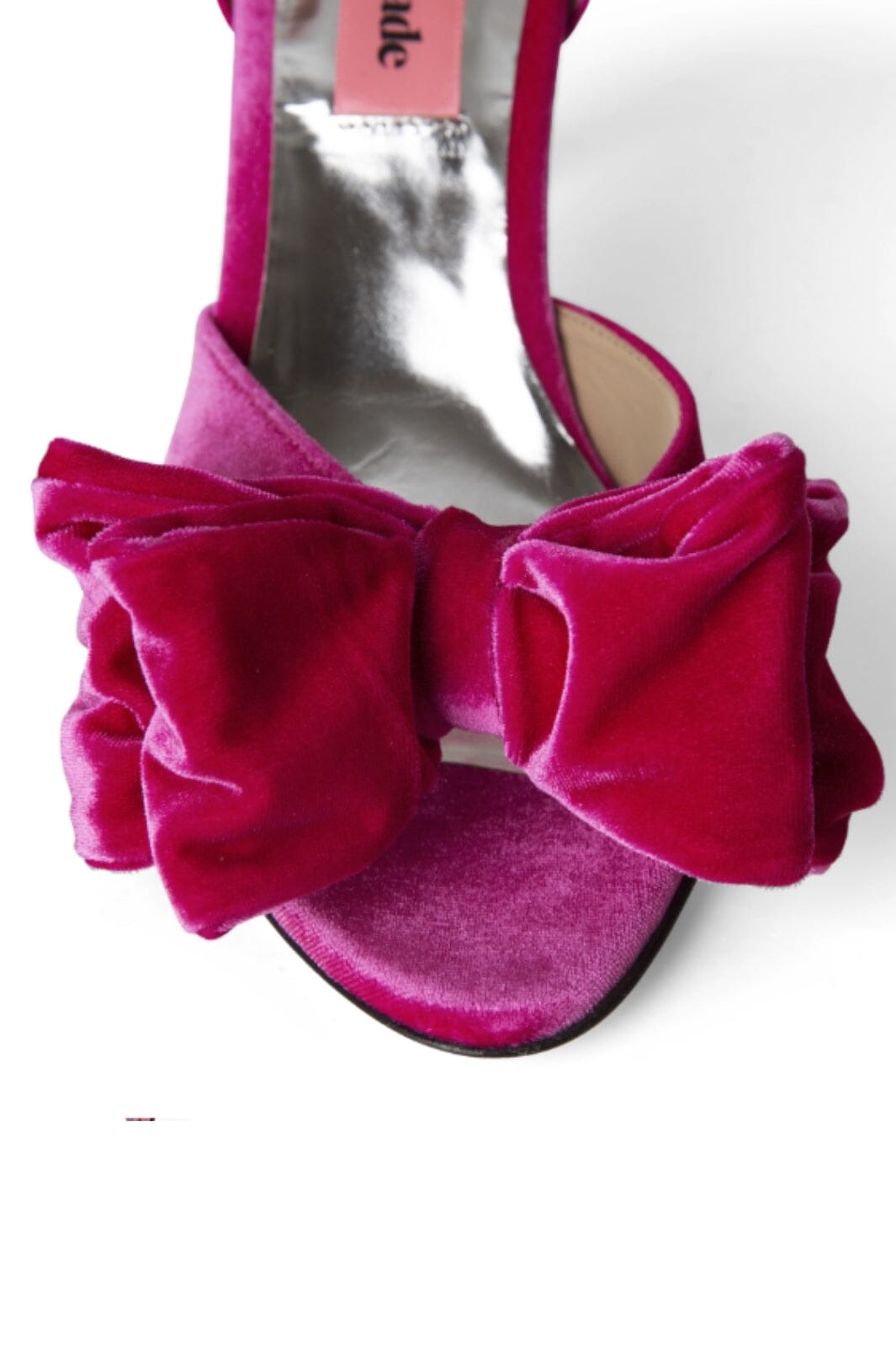 Custommade - Marita Velvet - 240 Magenta Stiletter 