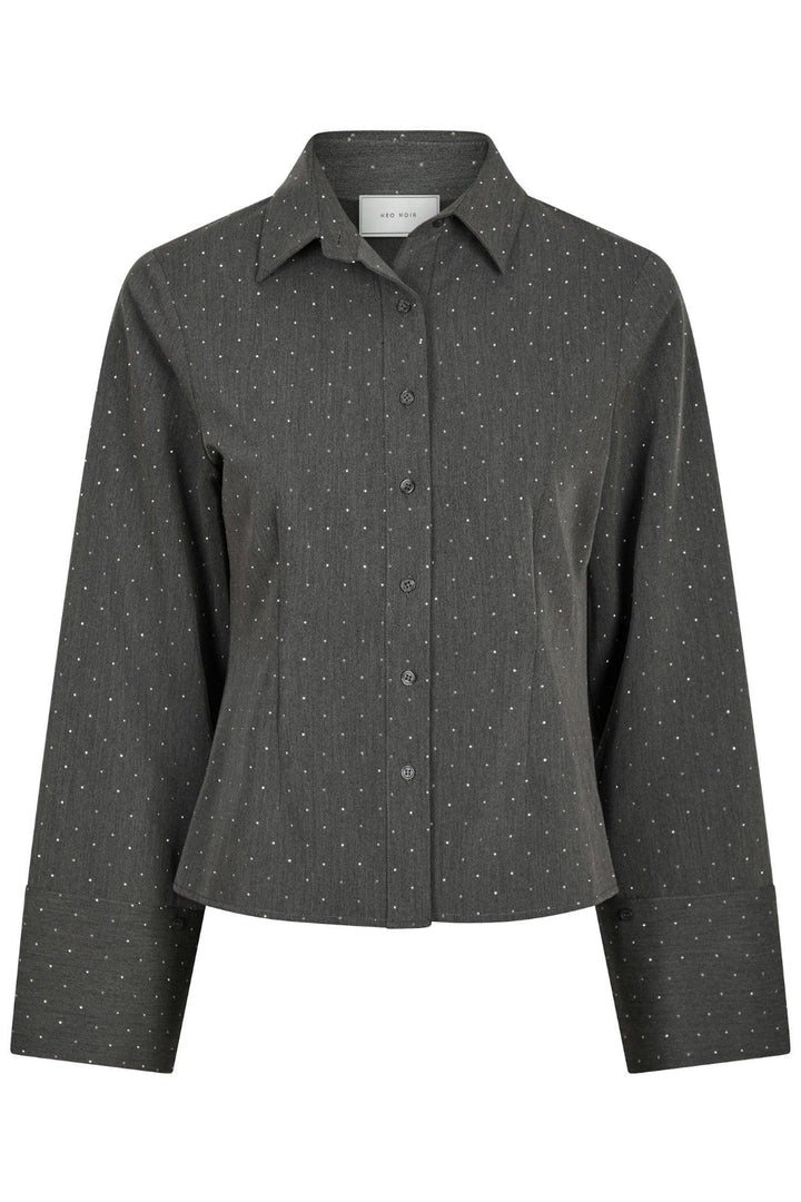 Neo Noir - Rosa Bedazzled Shirt 164478 - 130 - Grey