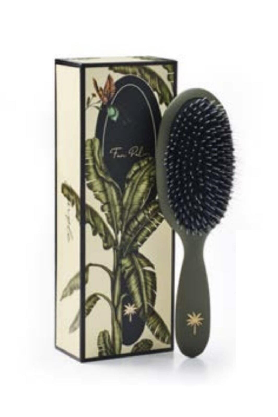 Fan Palm - Hair Brush Medium - Jungle Hårbørster 