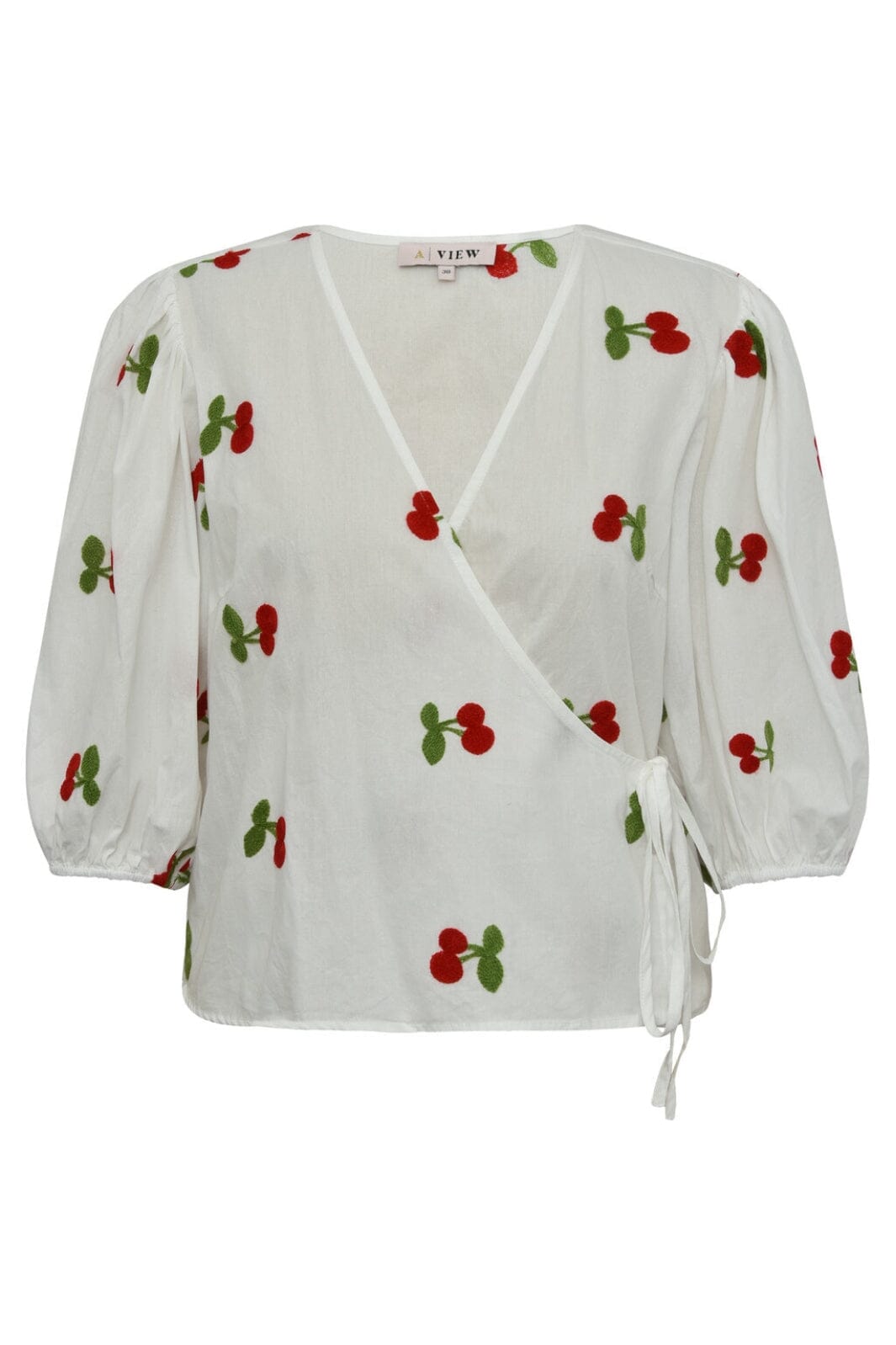 A-View - Rebekka Fruit Blouse - 198 White/Red