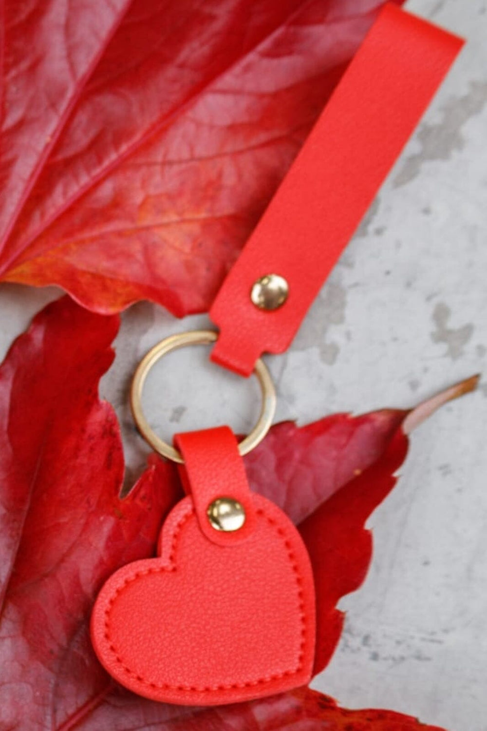 Black Colour - Bcheart Pu Keyhanger 10290 - Red