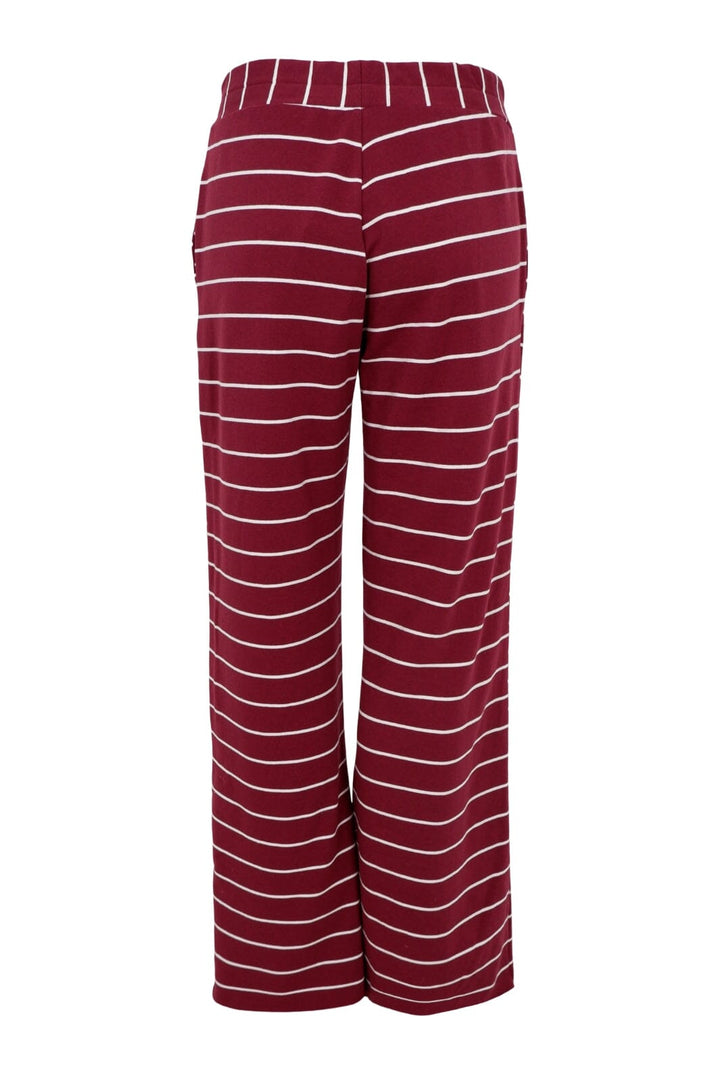 Forudbestilling - Black Colour - Bcjay Striped Sweat Pant - Plum Bukser 