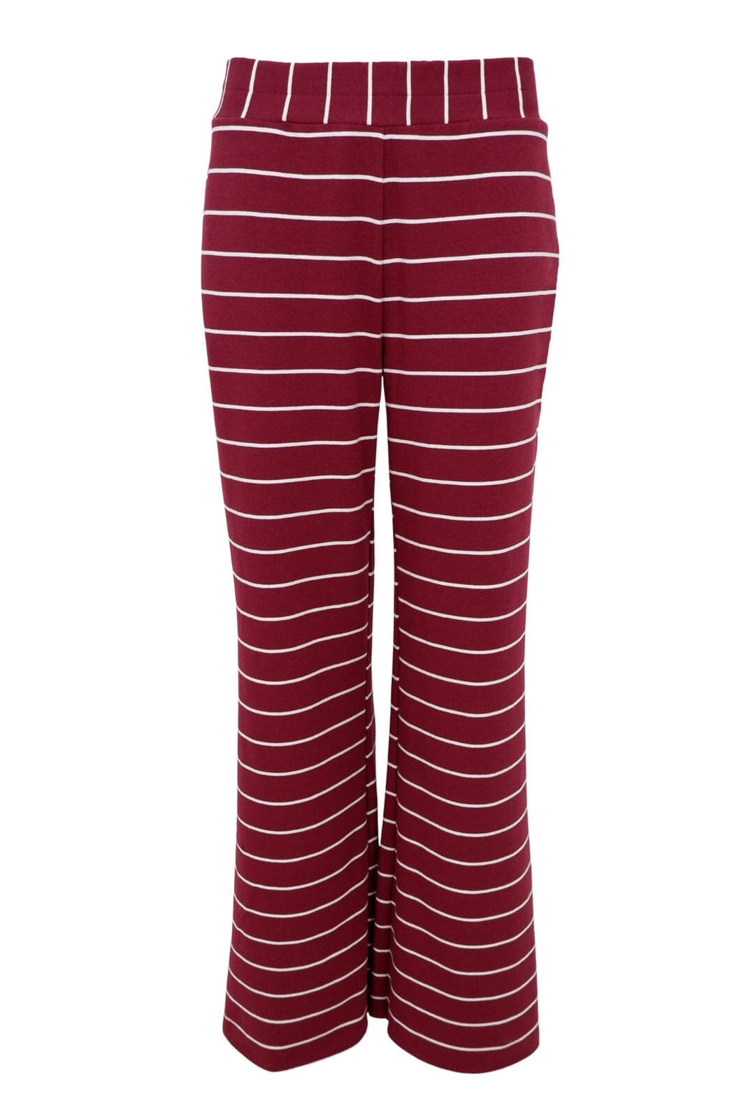 Forudbestilling - Black Colour - Bcjay Striped Sweat Pant - Plum Bukser 