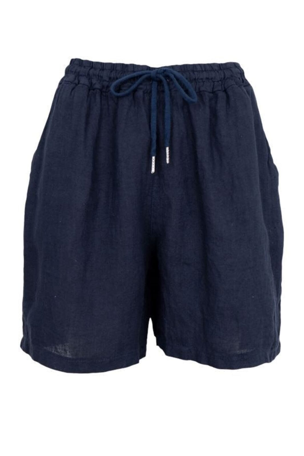 Forudbestilling - Black Colour - Bcmelina Linen Shorts 40575 - Navy