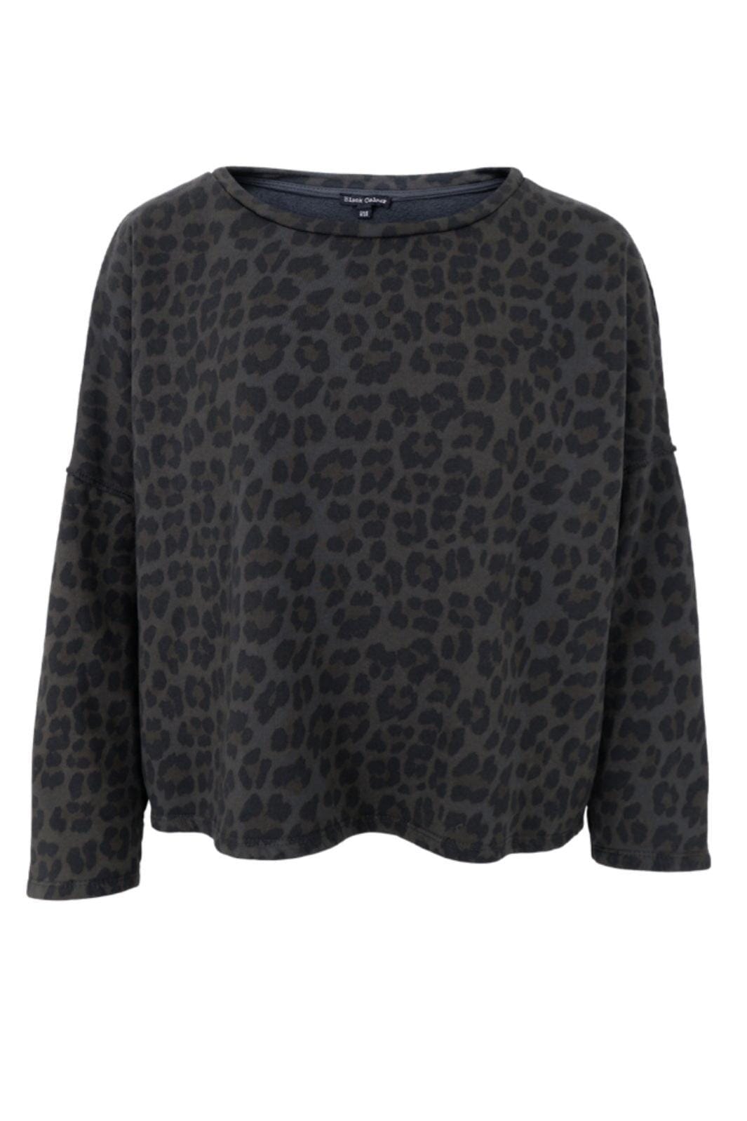 Forudbestilling - Black Colour - Bczelda Sweatshirt - Grey Leopard Trøjer 