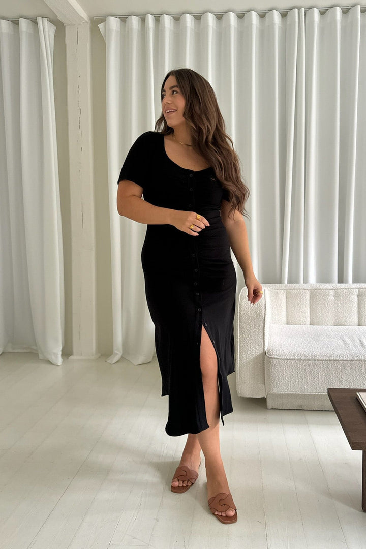 Forudbestilling - BYIC - Merleic Long Dress - black Black Kjoler 