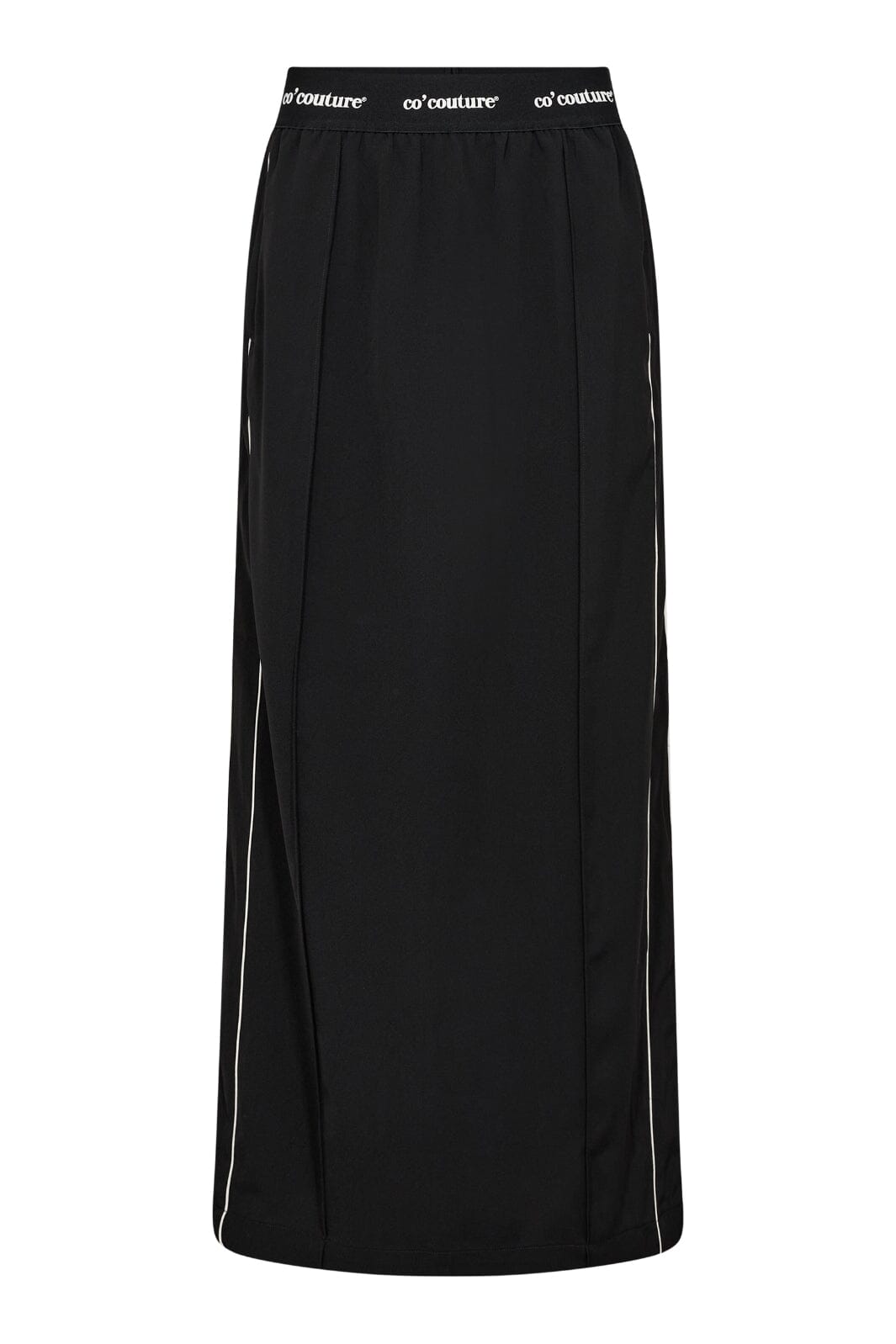 Co´Couture - Aminacc Logo Piping Skirt 34182 - 96 - Black