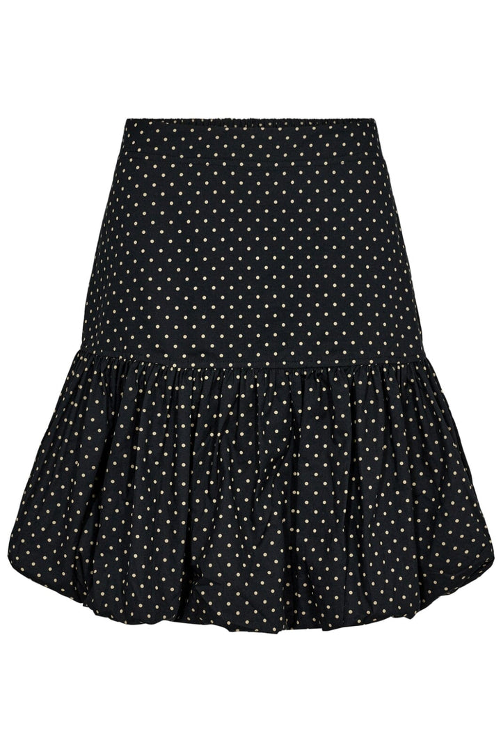 Forudbestilling - Co´couture - Davinacc Dot Balloon Skirt 34175 - 96 Black Nederdele 