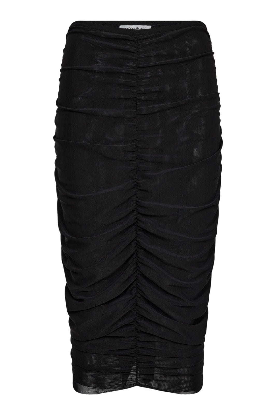 Forudbestilling - Co´couture - Reagancc Ruched Skirt 34174 - 96 Black Nederdele 