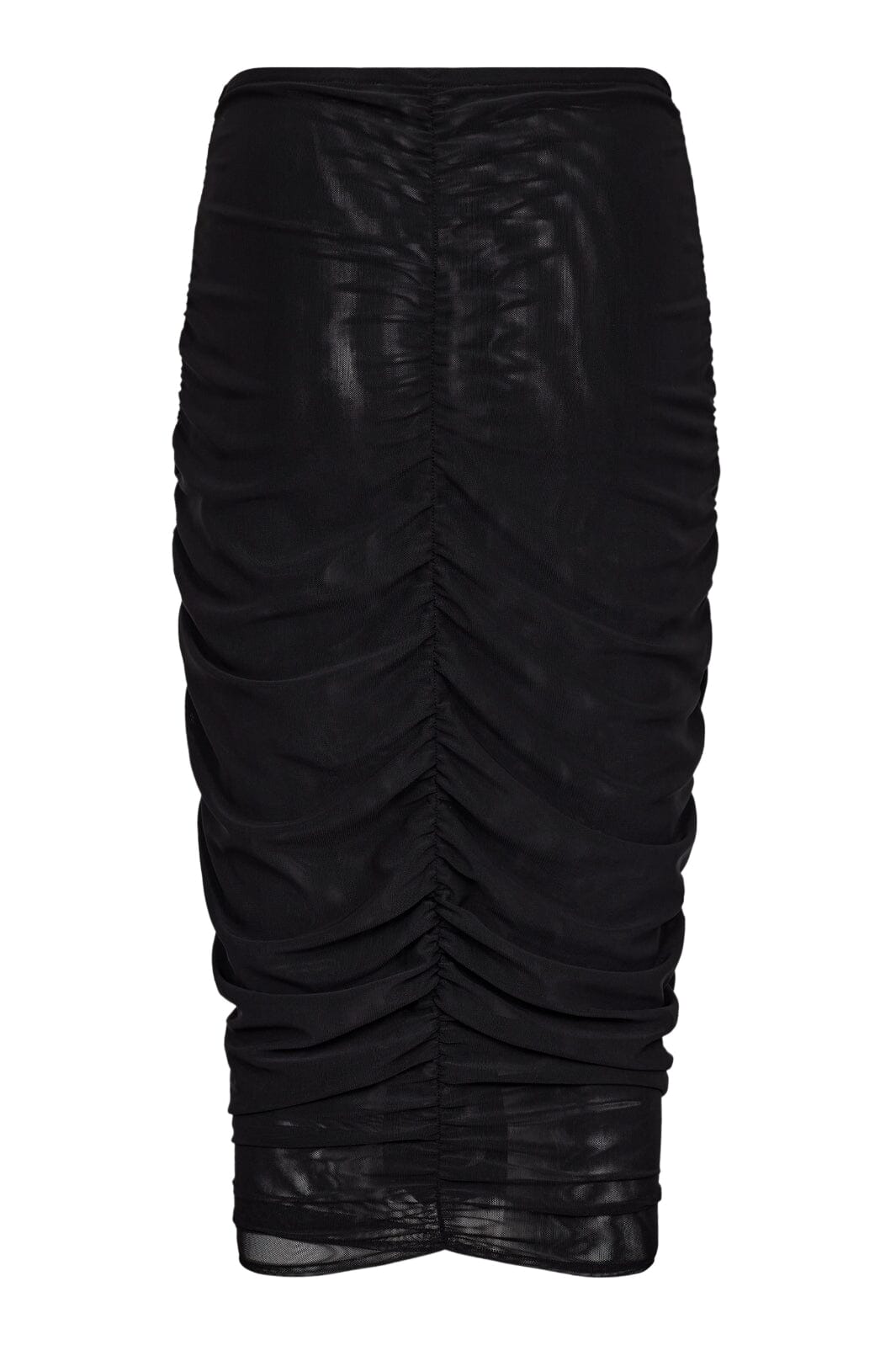 Forudbestilling - Co´couture - Reagancc Ruched Skirt 34174 - 96 Black Nederdele 