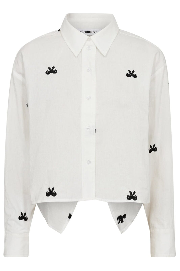 Co´Couture - Riacc Ribbon Shirt 35804 - 4000 - White