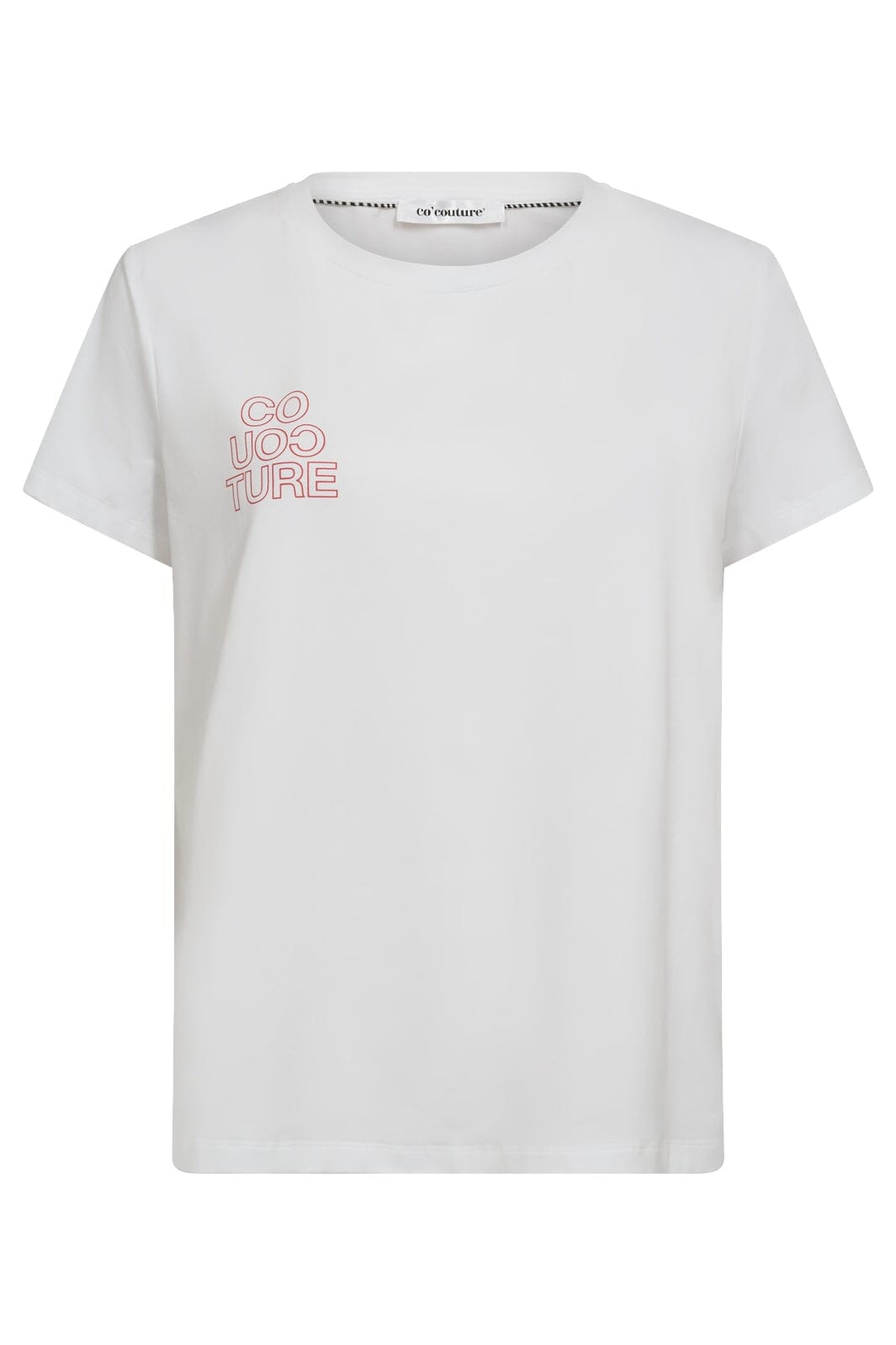 Co´Couture - Siaracc Outline Tee 33139 - 43400 - Candyflosswhite