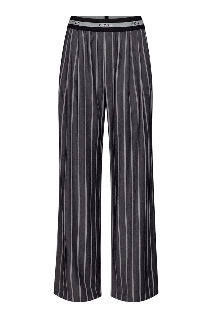 Forudbestilling - Co´couture - Suecc Stripe Logo Pant 31401 - 96 Black Bukser 