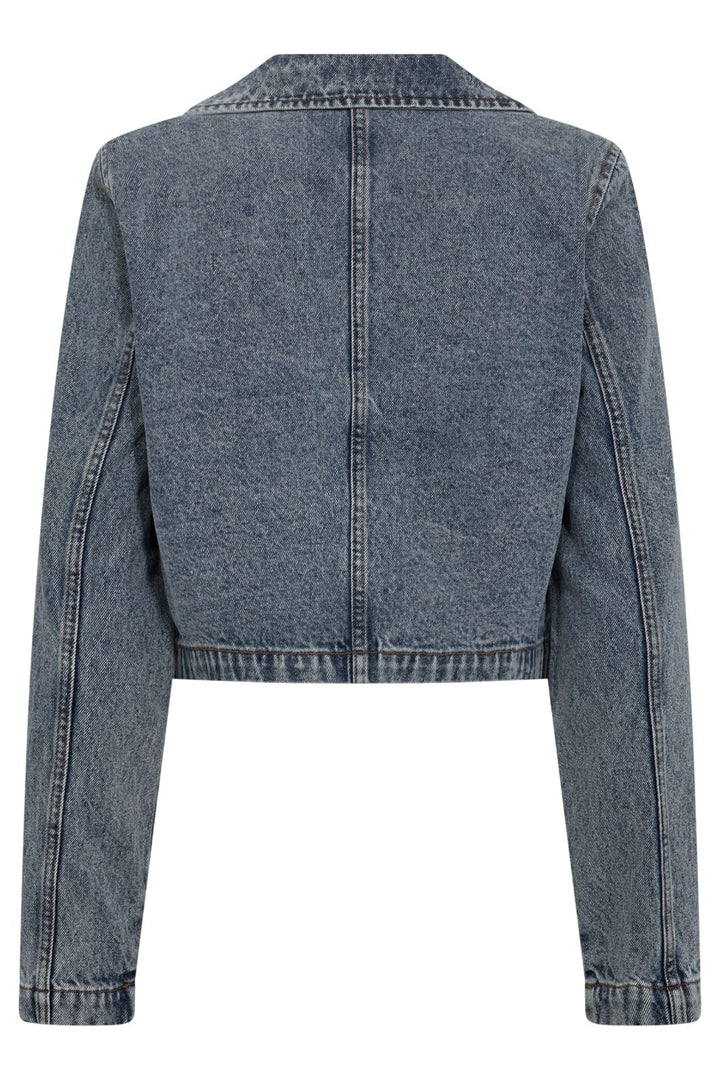 Forudbestilling - Co´couture - Vikacc Crop Blazer 30148 - 552 Denim Blue Jakker 