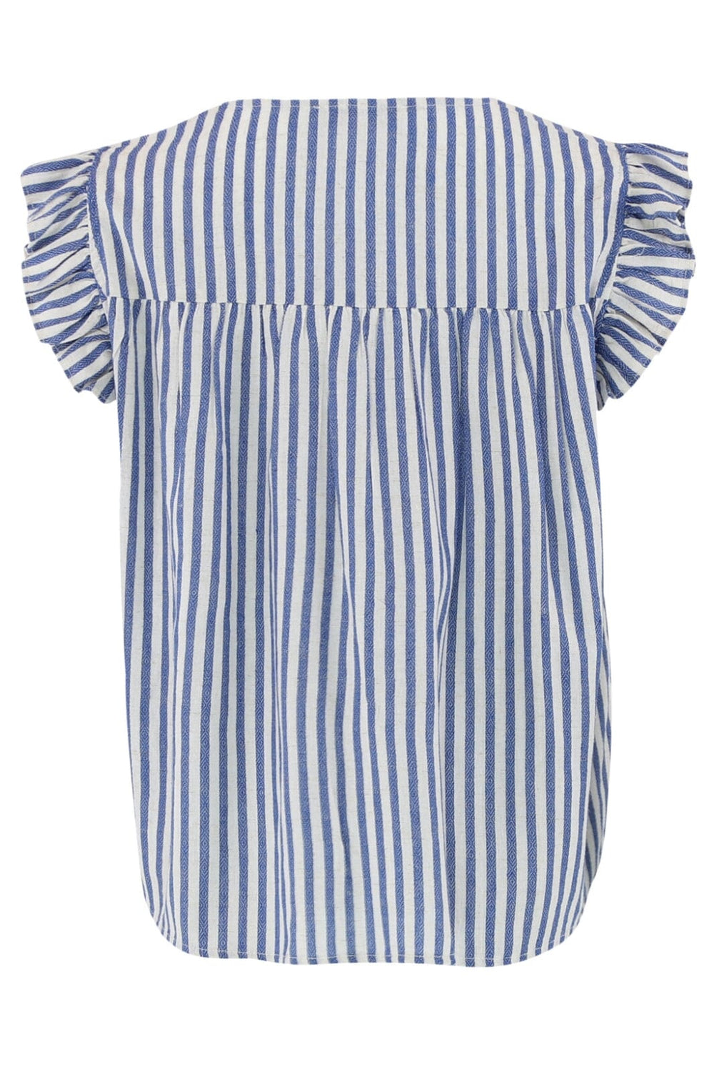 Forudbestilling - Continue - Lilli Stripe Blouse - Blue Stripe Bluser 