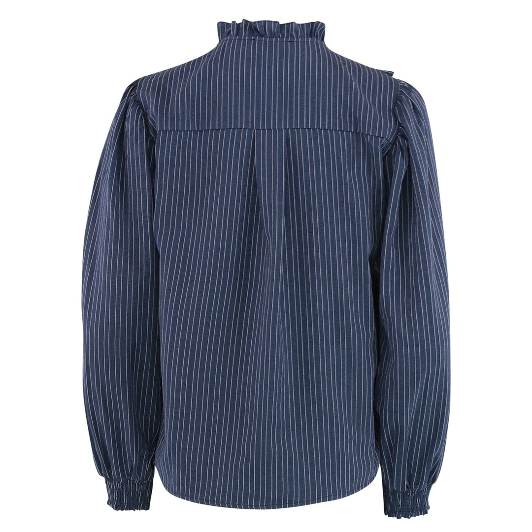 Forudbestilling - Continue - Silke Stripe - Dark Blue Stripe Bluser 